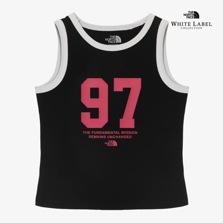 W'S RINGER SLEEVELESS BLACK NT7VR31J