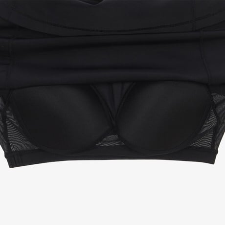 W'S ESSENTIAL L/S RASHGUARD BLACK NT7TS31A