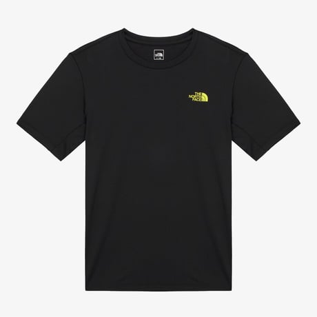 TNF RUN S/S R/TEE BLACK NT7UR19A