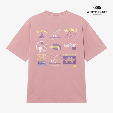 ADVENTURE S/S R/TEE GRAYISH PINK NT7UR06M