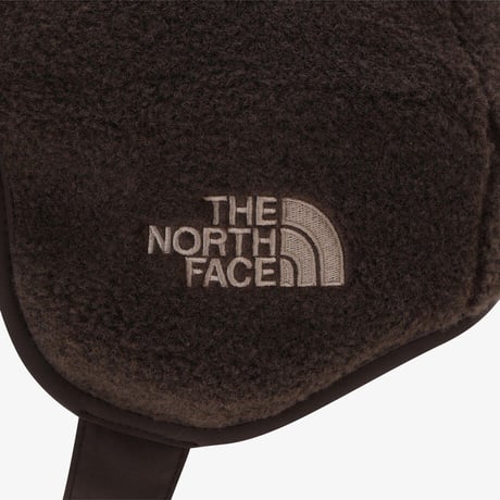 PUFFY FLEECE EARMUFF CAP BROWN NE3CS52L