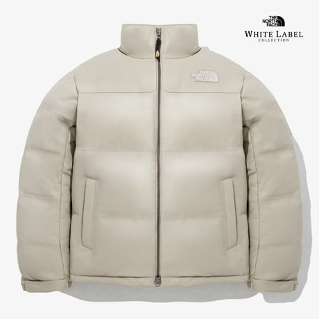 LEATHER NUPTSE DOWN JACKET BEIGE NJ1DP57L