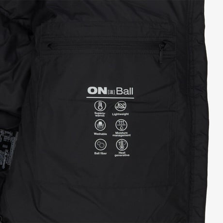 M'S NUPTSE ON JACKET BLACK NJ3NS50A