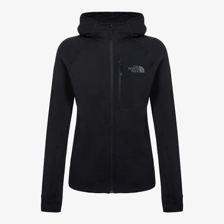 FORGE L/S HOOD ZIP-UP BLACK NJ5JS55A