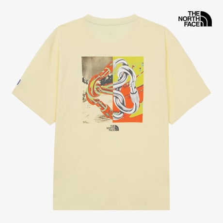 M'S KARABINER S/S R/TEE PASTEL YELLOW NT7UR70D