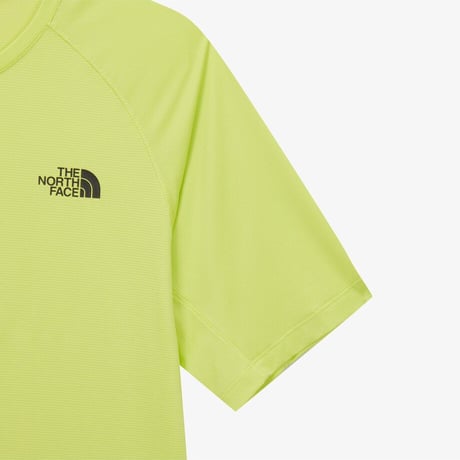 M'S TNF RUN S/S R/TEE LIME NT7US14F