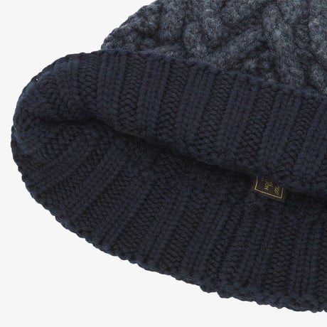 OBLIQUE CABLE BEANIE NAVY NE3BS86A