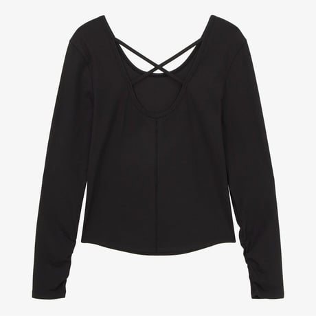 W'S DAZE L/S R/TEE BLACK NT7TR34A