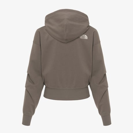 ESSENTIAL HOOD ZIP UP BEIGE BROWN NJ5JR02L