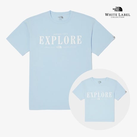 EXPLORE S/S R/TEE BABY BLUE NT7UQ06M