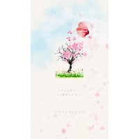 『 癒 series - ときめき - 』スマートフォン用壁紙 alcohol ink art × スマホ壁紙