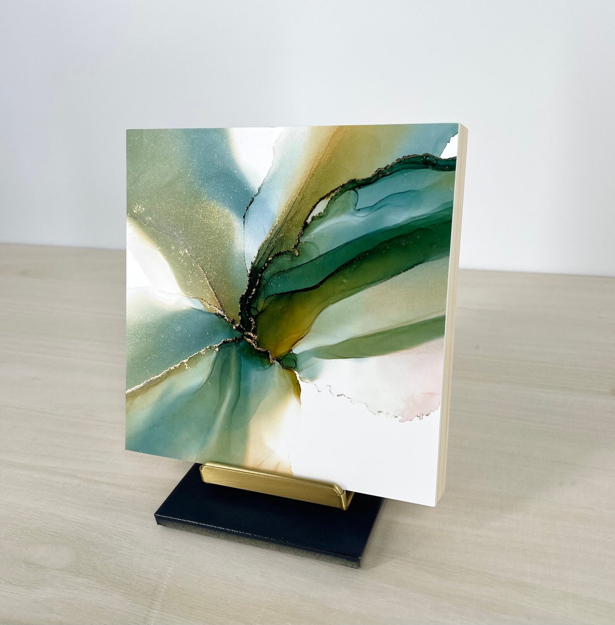 アルコールインクアート ✨ アルコールインクアート 面白い インクが溶けて混じる様子に