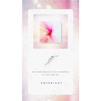 alcohol ink art × スマホ壁紙　『 Glow Within（内なる輝き）② 』