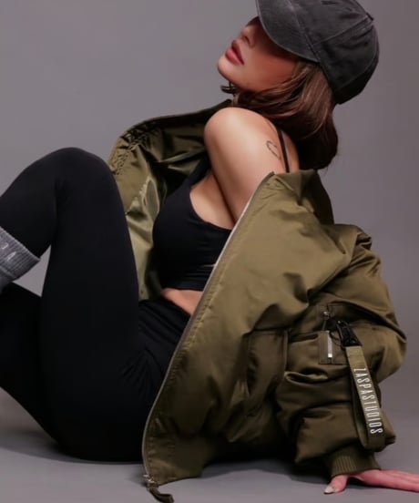 ZASPAstudios ボンバージャケット MA-1ユニセックスタイプ #カーキ