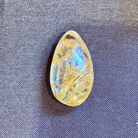 金運を引き寄せる黄金の煌めき ゴールデン ルチルクォーツ 磨き 原石