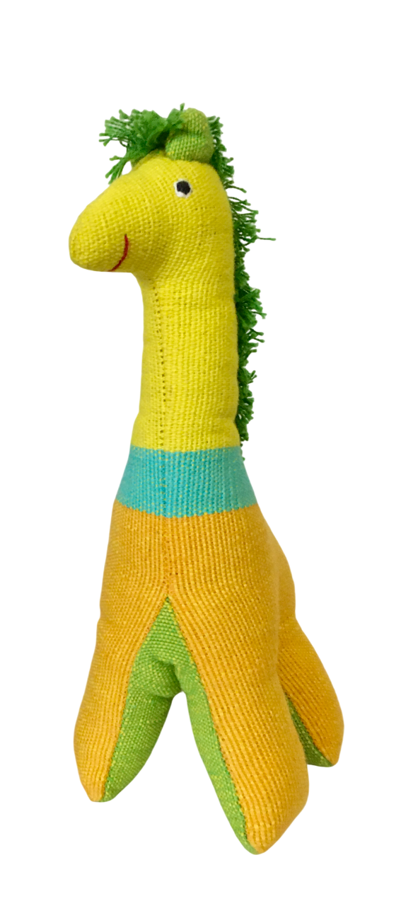 スリランカ製　　手作り布製　 きりん＆ロバ SOLD OUT【BAREFOOT】キリン 【正規品】【ベアフット】【ハンドメイド