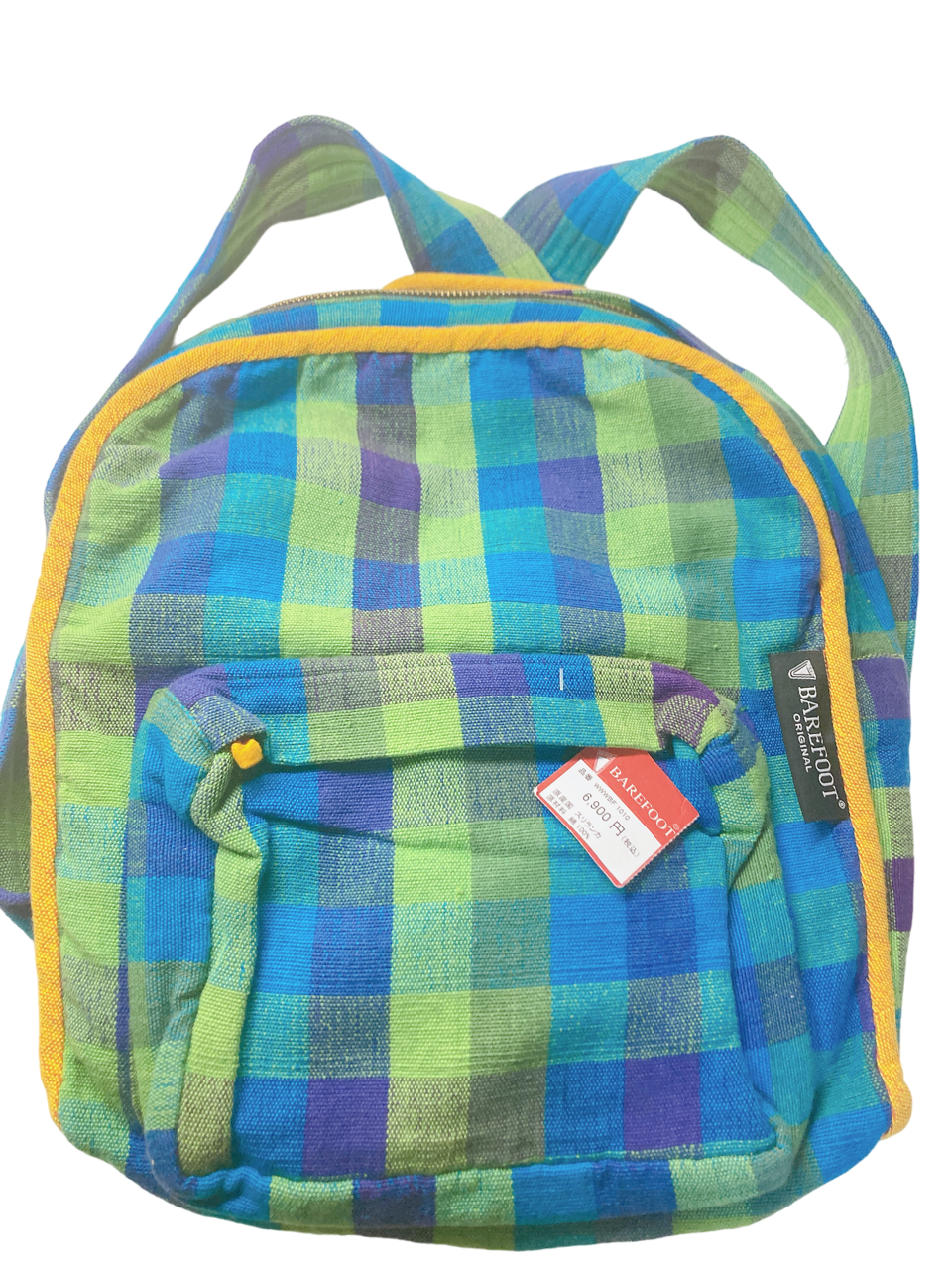 BAREFOOT】スクールバッグ リュックサック blue multi color smal