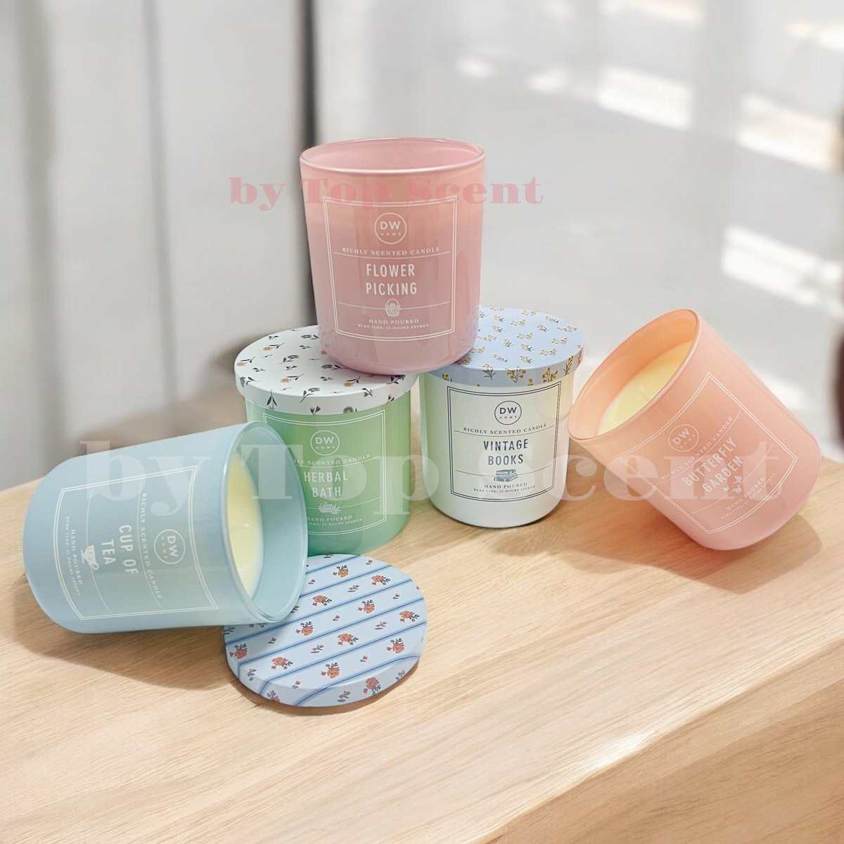 📖静謐の書斎｜レザー＆ウッドの重厚なアロマキャンドル | Top Scent