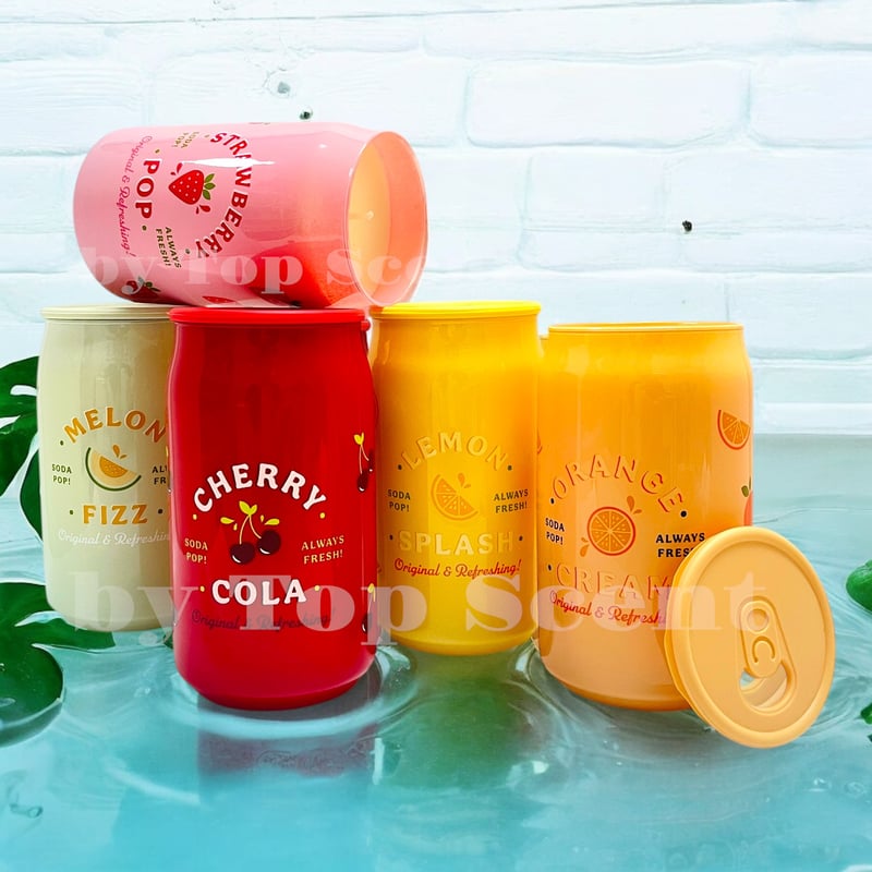 🍊フルーツフィズ缶｜果実が弾けるアルミ缶キャンドル | Top Scent