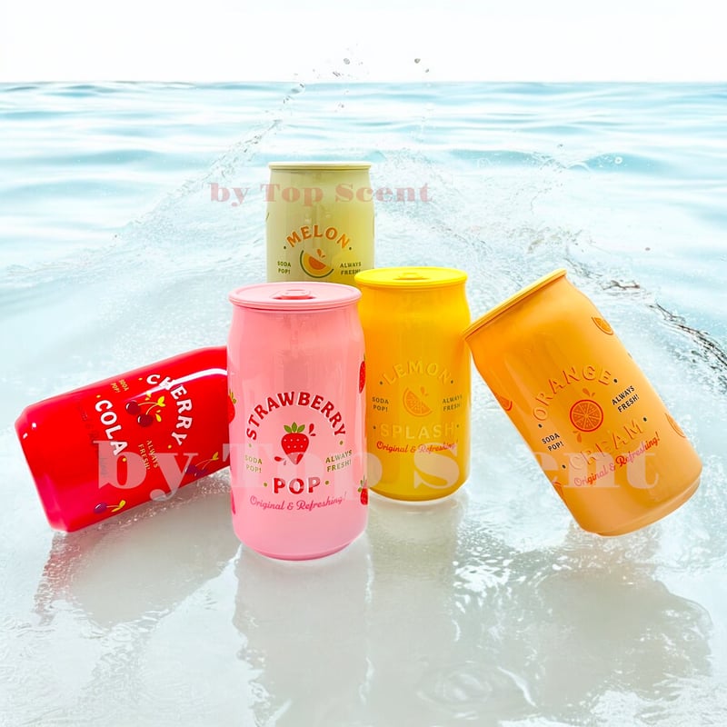 🍊フルーツフィズ缶｜果実が弾けるアルミ缶キャンドル | Top Scent