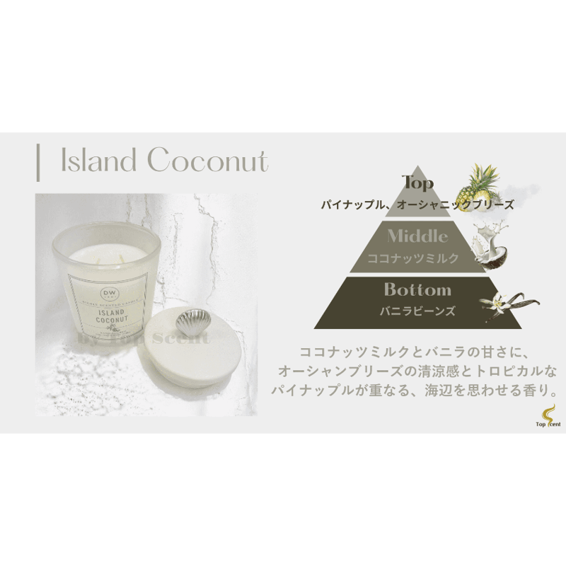 🥥ココナッツミルクミスト｜香りで味わう南国の午後 | Top Scent