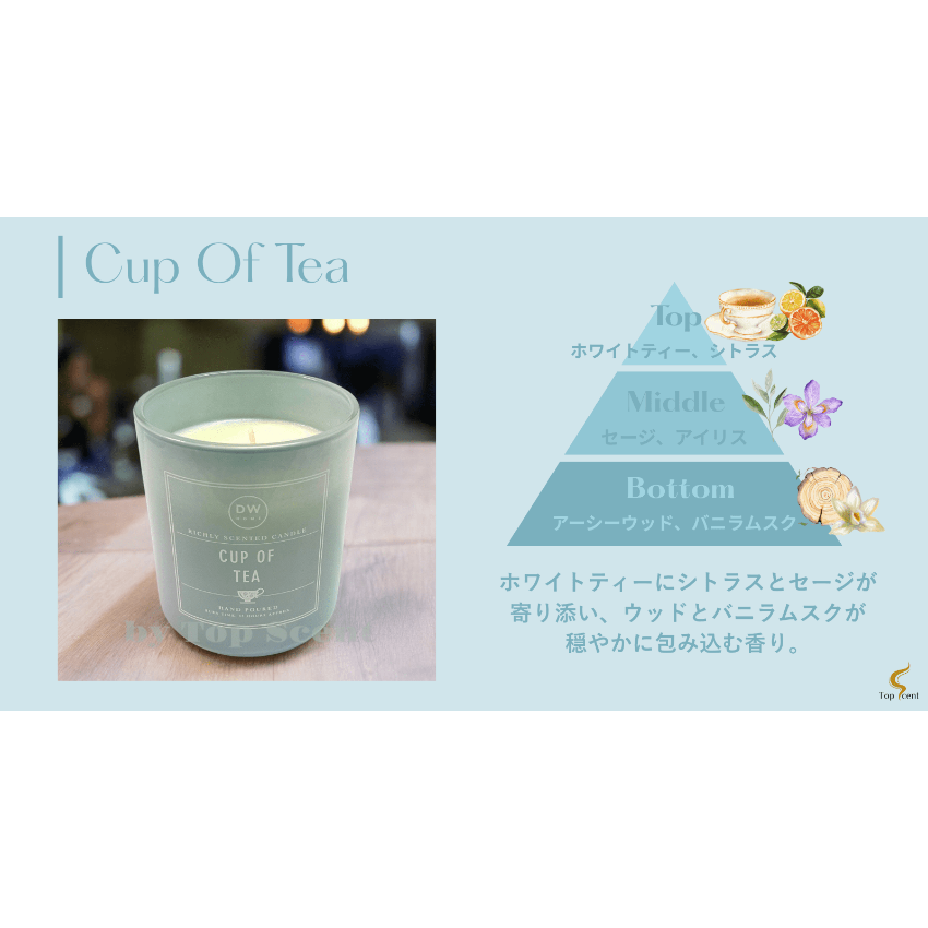 📖静謐の書斎｜レザー＆ウッドの重厚なアロマキャンドル | Top Scent