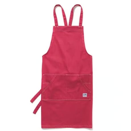 【Lee】BIB APRON(Red)/胸当てエプロン(レッド)