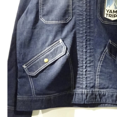 【YAMA TRIPS】ZIP-UP JACKET(Indigo Navy)/ジップアップジャケット(インディゴネイビー)