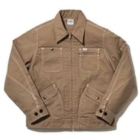 【Lee】MENS ZIP-UP JACKET(Camel)/メンズジップアップジャケット(キャメル)