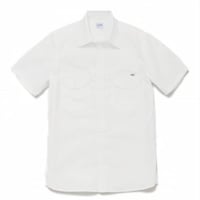 【Lee】MENS CHAMBRAY SHIRTS(White)/メンズシャンブレー半袖シャツ(ホワイト)