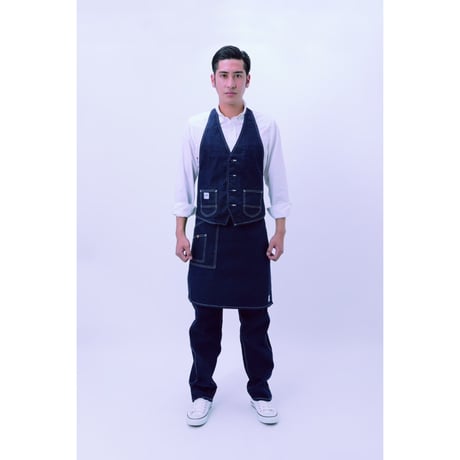 【Lee】CUMMER VEST(Indigo Navy)/カマーベスト(インディゴネイビー)