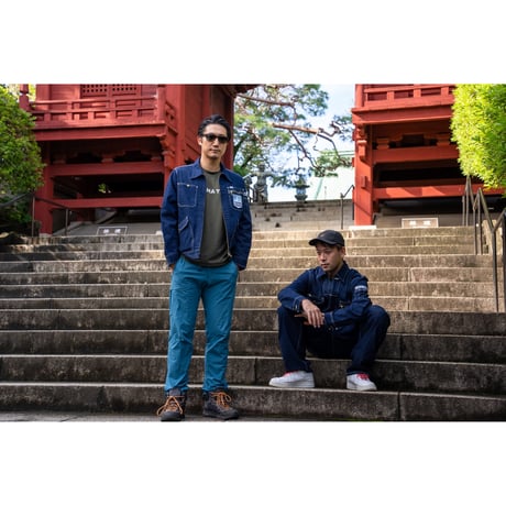 【YAMA TRIPS】ZIP-UP JACKET(Indigo Navy)/ジップアップジャケット(インディゴネイビー)