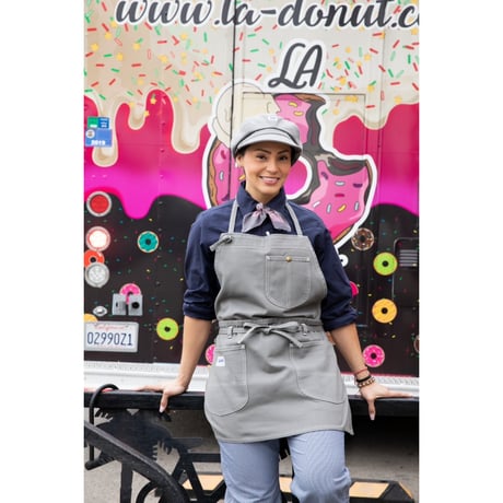 【Lee】2WAY APRON(Gray)/2ウェイエプロン(グレー)