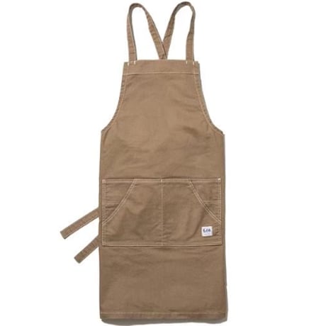 【Lee】BIB APRON(Camel)/胸当てエプロン(キャメル)