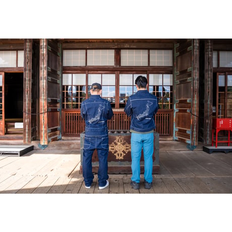 【YAMA TRIPS】ZIP-UP JACKET(Indigo Navy)/ジップアップジャケット(インディゴネイビー)