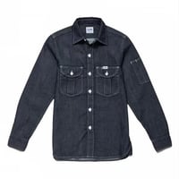 【Lee】MENS WORK SHIRTS(Indigo Navy)/メンズワーク長袖シャツ(インディゴネイビー)