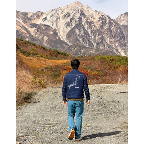 【YAMA TRIPS】ZIP-UP JACKET(Indigo Navy)/ジップアップジャケット(インディゴネイビー)
