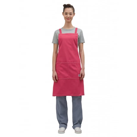【Lee】BIB APRON(Red)/胸当てエプロン(レッド)