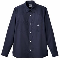 【Lee】WESTERN SHIRTS(Navy)/ユニセックス長袖シャツ(ネイビー)