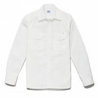 【Lee】MENS CHAMBRAY SHIRTS(White)/メンズシャンブレー長袖シャツ(ホワイト)