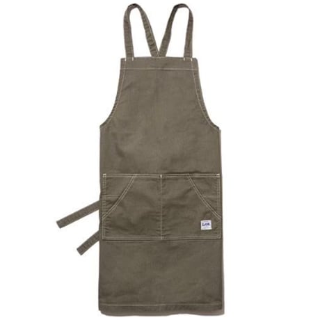 【Lee】BIB APRON(Khaki)/胸当てエプロン(カーキ)