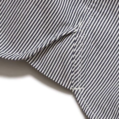 【Lee】MENS WORK SHIRTS(White×Blue)/メンズワーク半袖シャツ(ホワイト×ブルー)