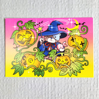 ポストカード　くま迷路シリーズ「魔法のジャック」