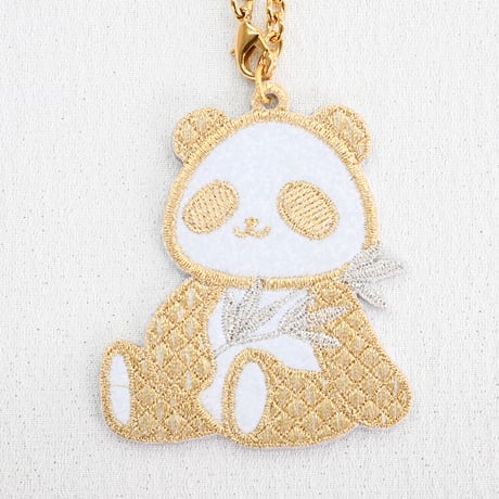 刺繍チャーム パンダ