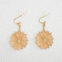 刺繍ピアス みやこ花火