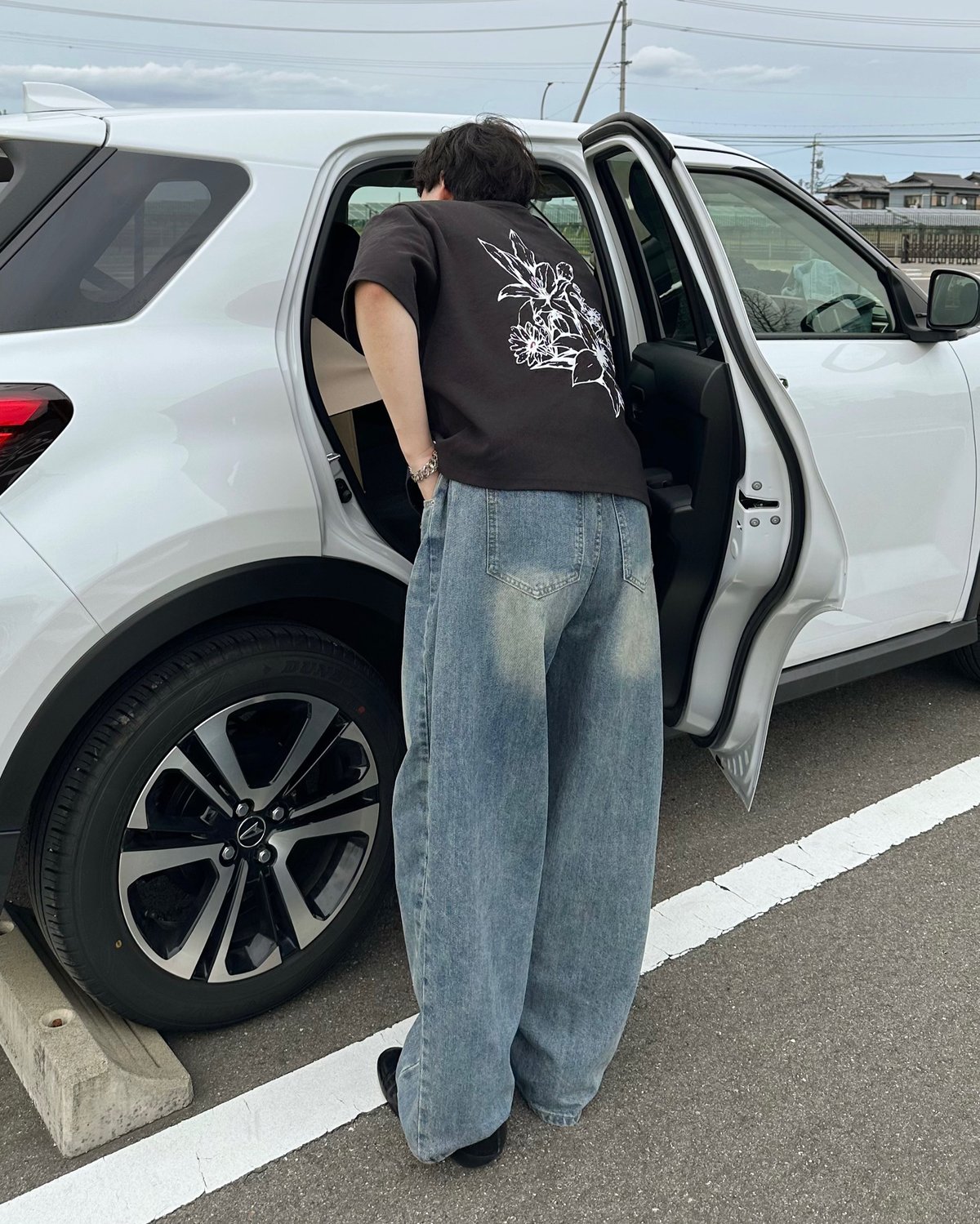 ブラックＴシャツぷりりん様 ティーアールフォーサスペンション プリント Tシャツ GILDAN