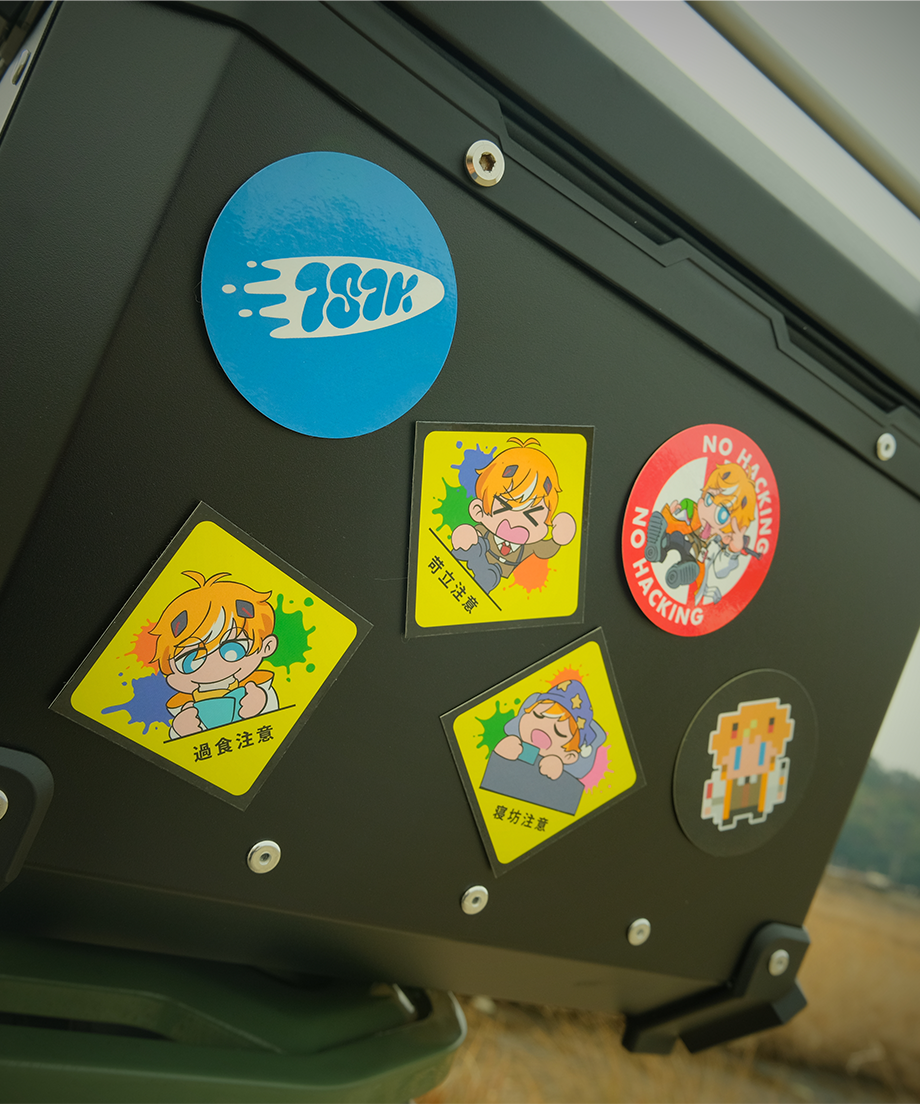 キルラキル オリジナルタイポグラフィステッカー　セット TRIGGERオンラインショップ グッズ