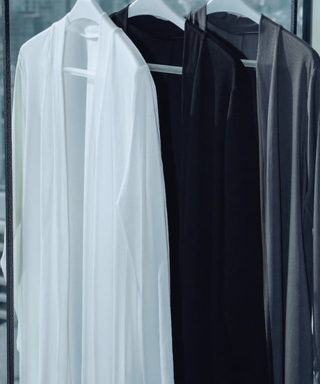 SET｜ルームウェア セットアップ+ロング羽織り（ブラック）