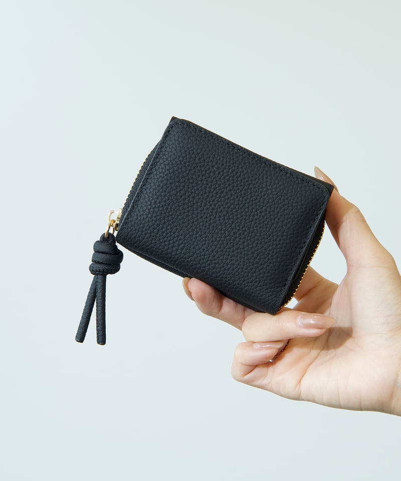 レザーミニ財布 （ブラック） | yékla