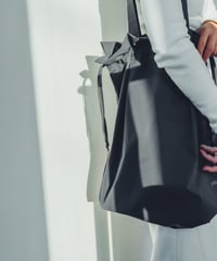 巾着エコバッグ（チャコール）